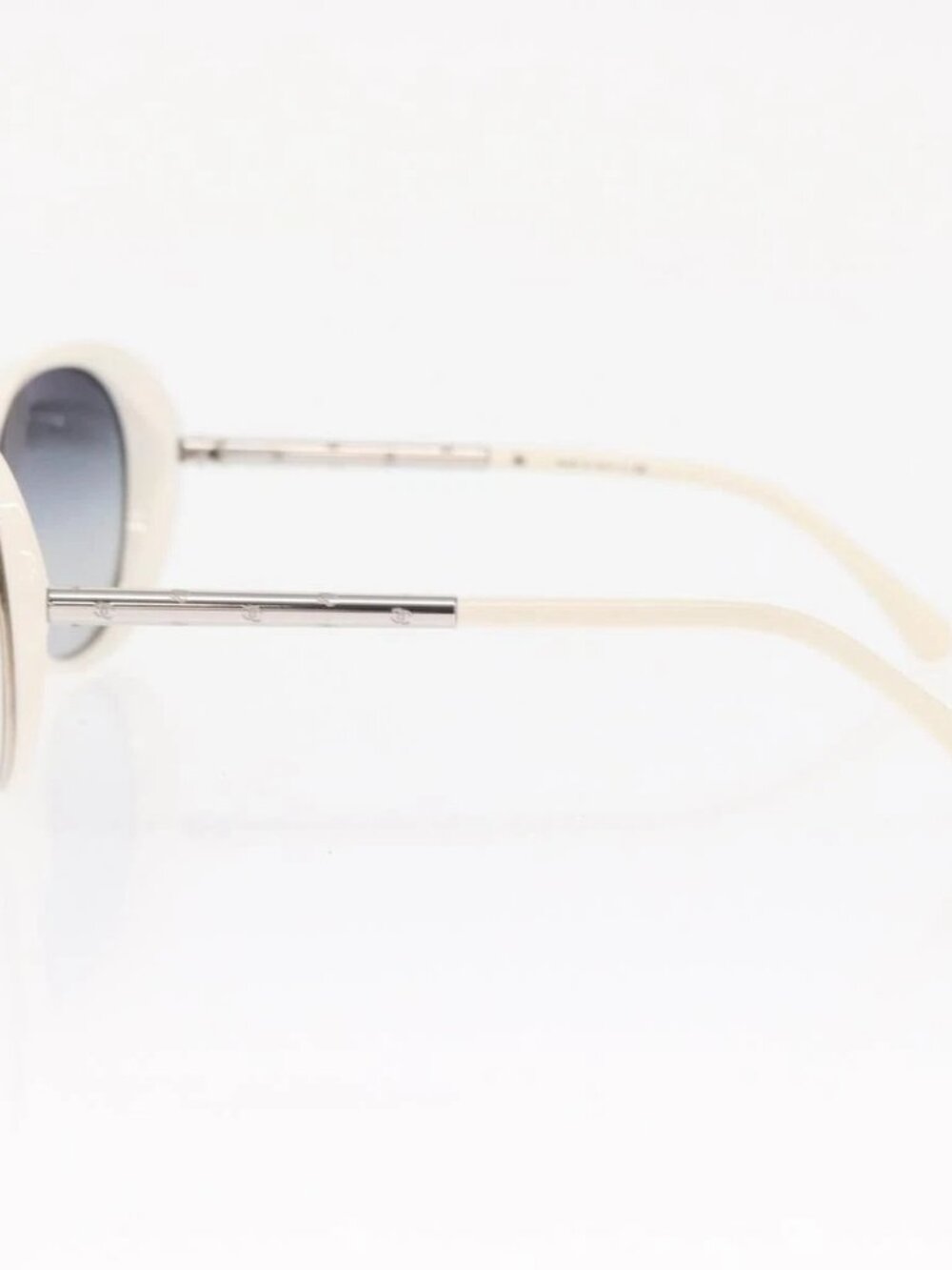 CHANEL Sunglasses plastic White CC Auth BA9081 - Picture 7 of 11